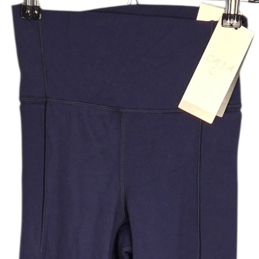 CALIA Inspire High Rise 7/8 Leggings Womens XS Blue Performance Stretch Yoga NWT